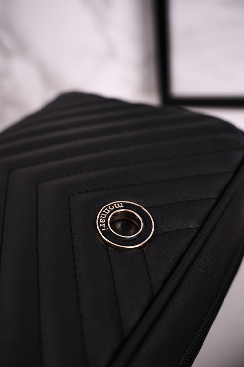 Women's Clutch Bag MONNARI BAG0202-020 Quilted Black