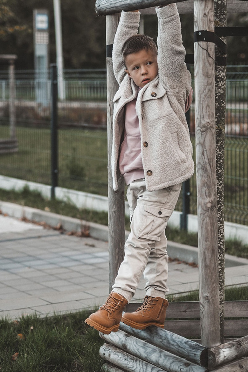 Children's Warm Boots Camel Cheddy