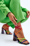 Fashionable High Heel Sandals Multicolour Josette