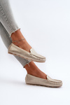 Women's Gold Loafers Ranica