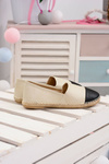 Beige Women's Espadrilles Black Nose Monii