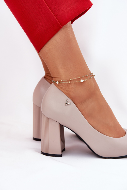 Elegant Heels On A Heel Vinceza 62220 Gray