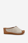 Comfortable Women's Wedge Sandals Inblu NG000002 Beige