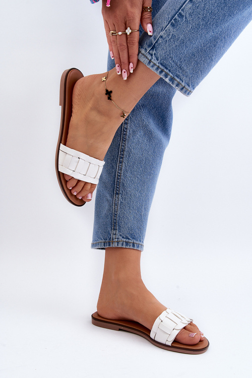 Women's Classic Flat Sandals White Namrita