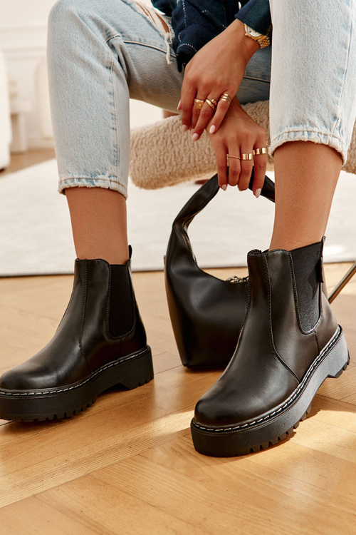 Warm Slip-on Boots Big Star II274101 Black