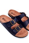 Classic Men's Slides With Buckles Big Star Dark Navy Blue DD174604