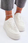 Women's Platform Sneakers White Axivana