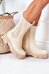 Insulated Chelsea Boots Beige Must Have