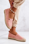 Women's Suede Espadrilles Pink Joaquin