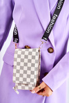Wallet Magnet 2in1 Checkered Beige Costa