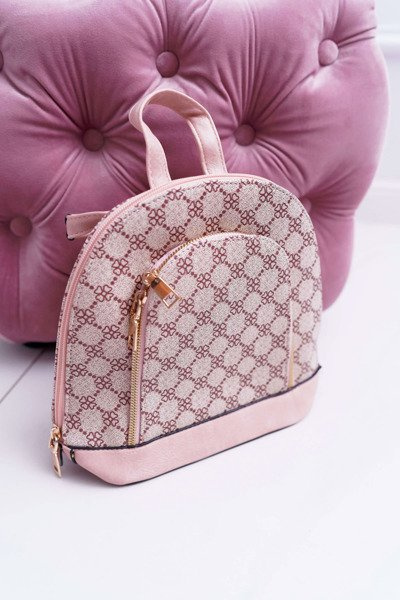 Classic Women's Backpack Pink Elegant