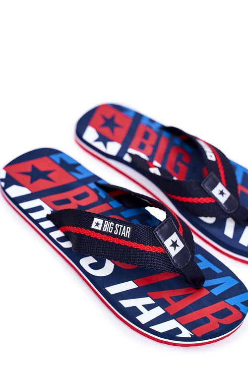 Men's Slides Flip flops Big Star Navy DD174659