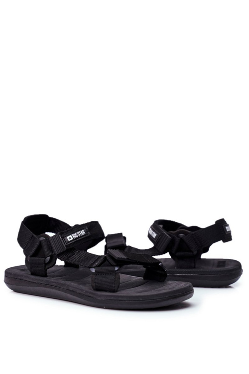 Men's Sports Sandals Black Big Star FF174499