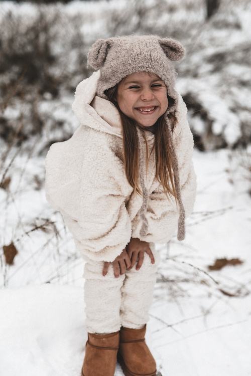 Children's Snow Boots Insulated Camel Nallita