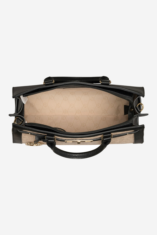 Large Classic Bag Nobo R1710-C015 Beige-Black