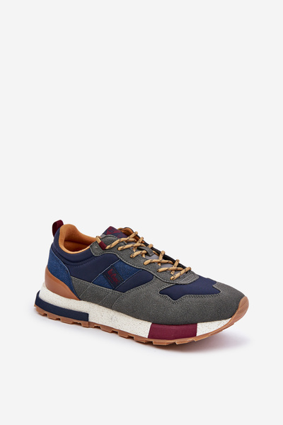 Męskie Sneakersy Ocieplane Szare Lee Cooper LCJ-24-03-3006