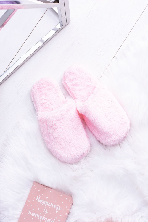 Women's Mimia Pink Faux Fur Slippers