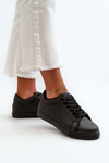 Low Women's Sports Sneakers Made of Eco Leather Black Diunna
