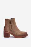 Women's Classic Suede Boots Beige Limoso