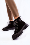 Suede Warm Boots Big Star KK274522 Black