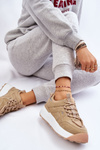 Women's Platform Sport Shoes Beige Dakari