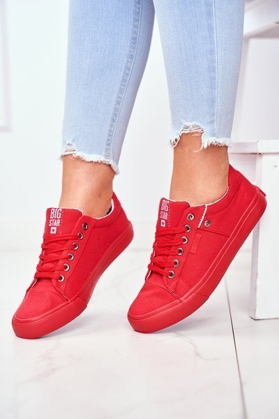 Women's Sneakers Big Star Red AA274514
