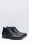 Men's Black Leather Boots Nikopol 672