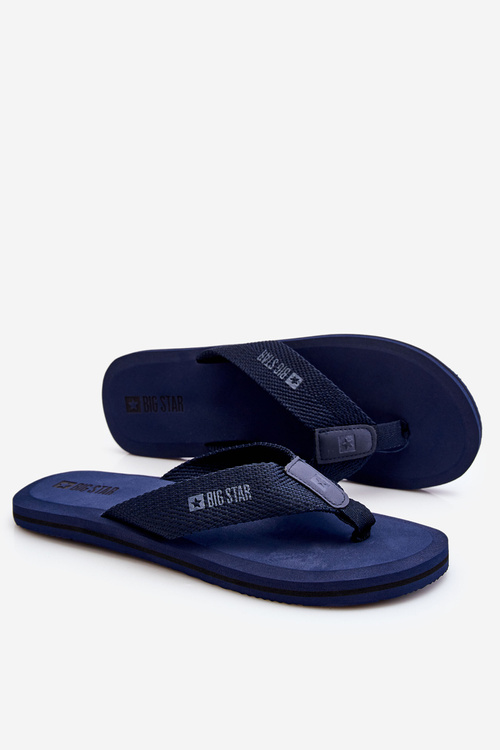 Men's Foam Flip Flops Big Star LL174617 Navy Blue
