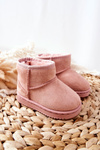 Kids' Warm-up Snow Boots Pink Gooby