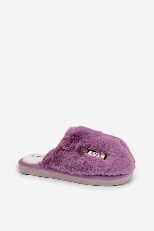 Furry Women's Slippers Purple Belinna