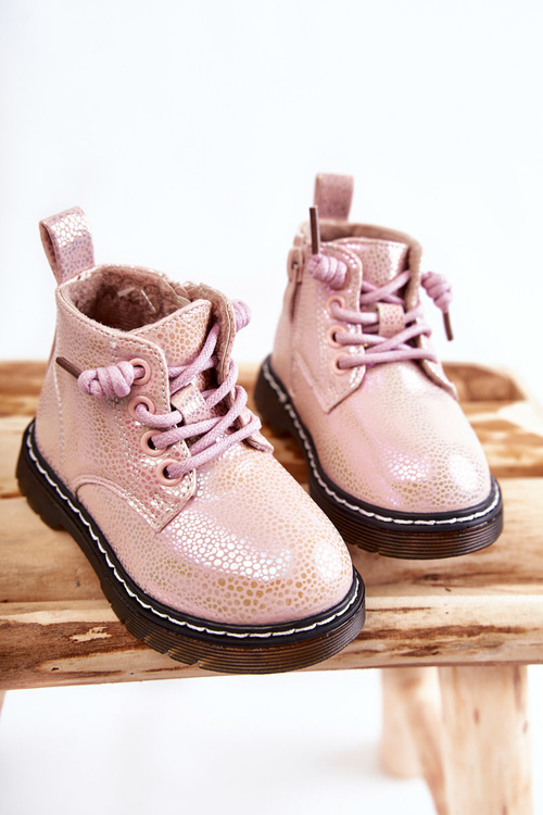 Children's Warm Boots With Zipper Pink Betsy