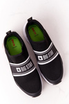 Buty Sportowe Slip-On Memory Foam Big Star Czarne HH274536 