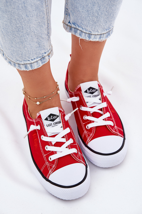 Women's Fabric Sneakers Lee Cooper LCW-25-02-3298L Red