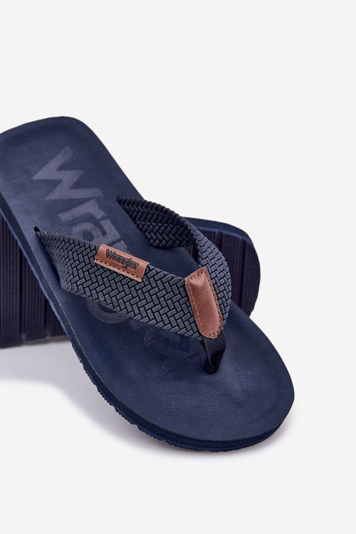 Męskie Klapki Granatowe WRANGLER ZANE FLIPFLOP MEN LOW 20251044.24H