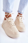 Classic Leather Sport Shoes Beige Jennys
