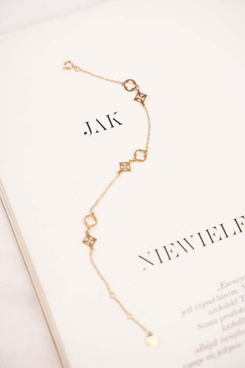 Women's Bracelet Celebrity Gold Clover Hannah