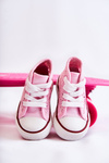 Dětské vysoké tenisky Pink Mona