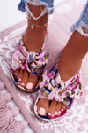Cork Lining Flip Flops Pink Wendy Blossoms