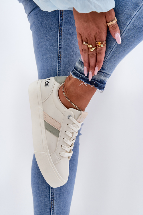 Damskie Sneakersy Zgaszona Biel LEE LAYLA WOMEN LOW 50251003
