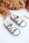 Children's Sneakers With Leopard Print White Berni