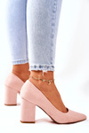 Women's Stiletto pumps Suede Pink Florena