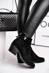 Women’s Boots Flat Heel Autumn Black Milky