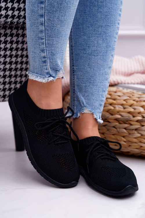 Damskie Sportowe Buty Czarne Jenny