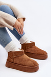 Women's Snow Boots On Thick Sole Camel Caliksa