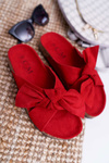 Women's Cork Flip Flops Cocard Red Fallen