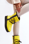 Women's Snow Boots with Yellow Laces Lilara