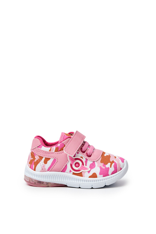 Children's Sport Shoes On Velcro Pink Bethy