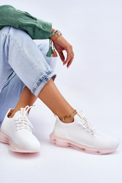 Women's Slip-on Sock Shoes GOE JJ2N4079 White