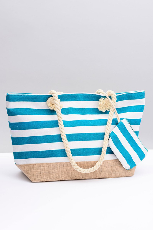 Women's Large Navy Beach Handbag Sea Green