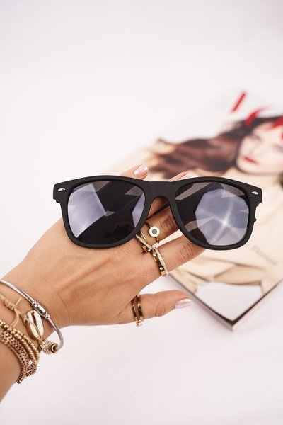 Okulary Przeciwsłoneczne Czarny Mat Unisex